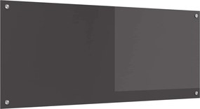 vidaXL Konyhai splashback Sötétszürke 120 x 50 cm edzett üveg