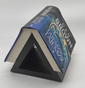 Fából készült állvány, állvány, könyvjelző, könyvtámasz.