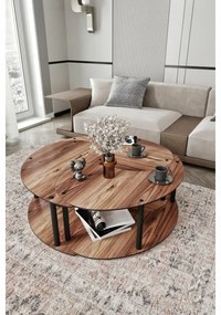 Yin Yang Walnut konferenciaasztal-készlet, 3 db