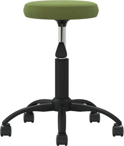 vidaXL világoszöld bársony forgó irodaszék