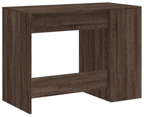 barna tölgyszínű szerelt fa íróasztal 102x50x75 cm