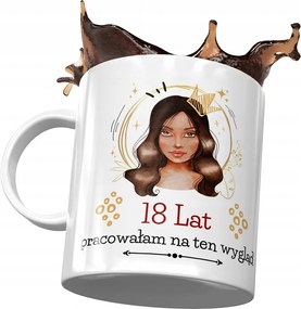 Születésnapi bögre 18 18. 18. Tökéletes Ajándék Nyomtatott Fotóval