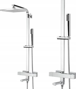 Zuhanyszett Zuhanyoszlop Összecsukható Kifolyócsővel Kád Csaptelep