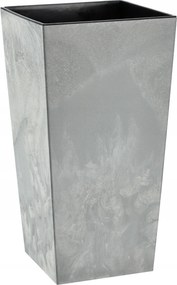 Virágtartó 47cm Fedő Betét Magas Szürke Virágágyás