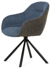 Kék Szövet Étkezőszék. DCH-Y1143 BLUE2