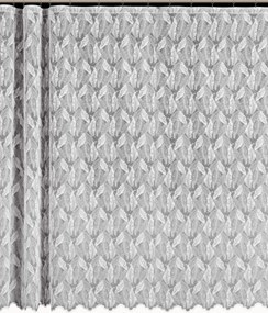 Mg Függöny jacquard 4396 Fehér 280X250 kész szalaggal