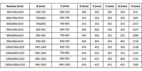 Mexen Lima Duo, zuhanykabin összecsukható ajtóval 100 (ajtó) x 90 (ajtó) cm, 6mm átlátszó üveg, arany profil + vékony zuhanytálca fehér + arany szifo…