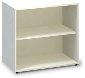 Alacsony szekrény ProOffice 80 x 45 x 74,2 cm, fehér