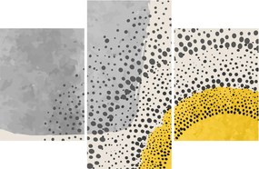 Kép - N⁰3 strand absztrakt festménye (90x60 cm)