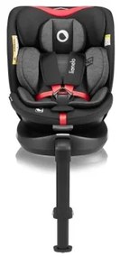 Lionelo - i-Size autósülés 40-150 cm, forgatható alap, fekete/piros