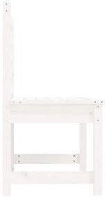 fehér tömör fenyőfa kerti pad 109 cm
