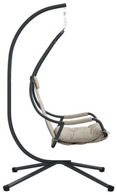 Függő tojás szék Tópszínű 94 x 107 x 196.5 cm Acél