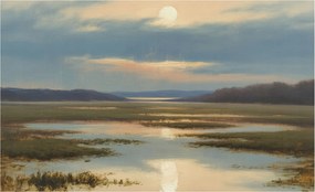 Fotó Fali tapéta Falfestmény Hangulatos táj 416x254 Ragasztó