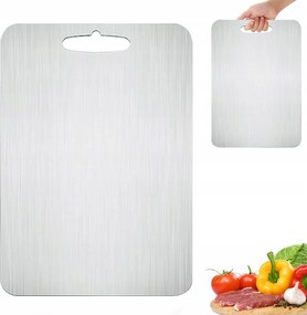 Rozsdamentes Acél Vágódeszka 29x20 CM fém