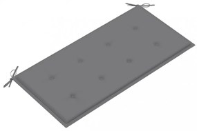 szürke oxford szövet kerti padpárna 100x50x4 cm