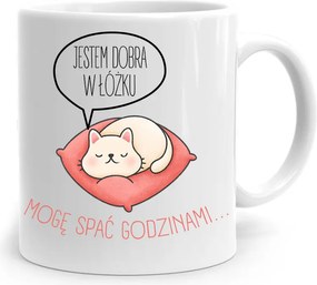 Vicces Bögre Vicces Jó Vagyok Az Ágyban fényképes nyomattal