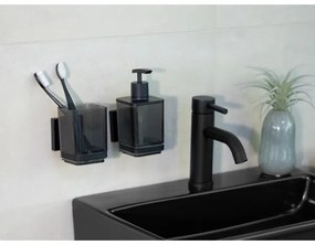 WENKO 71443800 - VACUUM-LOC QUADRO ED pohár 7,5x10 cm fekete