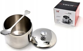 Rozsdamentes acél fűszertartó kanállal