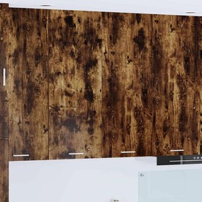 Függő szekrény Riga Füstölt tölgy 80 x 31 x 100 cm Faanyag