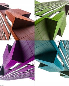 Poszter 30x40cm Régi adótorony, színes, Assaf Frank