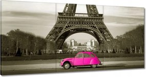 Festmények 120x60 Eiffel-torony szépia