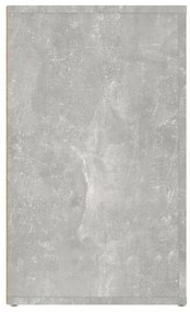 betonszürke szerelt fa éjjeliszekrény 50 x 36 x 60 cm
