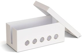 Fehér karton rendszerező kábelekhez Cordy Paper Laminate – Bigso