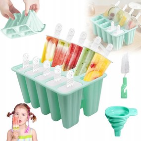 Szilikon Fagylalt Forma 10db Pálcikák 10db Diy Házi Fagylalt Sorbet