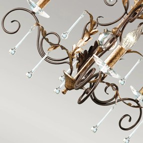 Elstead Lighting AMARILLI AML3-BRONZE Csillár 3x60W/E14