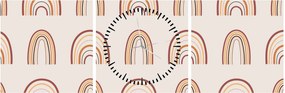 Kép - Álomalkotások N⁰3 (órával) (90x30 cm)