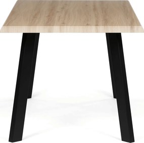 Jídelní stůl 160x90cm, mdf, divoký dub, HT-F4516 OAK