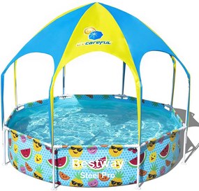 Bestway Panama Fémvázas gyerek medence árnyékolóval 244 x 51 cm