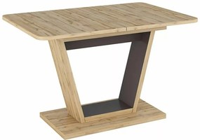 Nigel bővíthető étkezőasztal tölgy/barna 120-160 cm