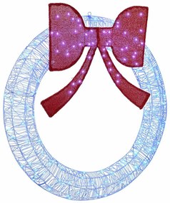 Koszorú 150 LED-del Kék 120 cm Akril