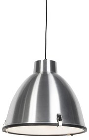 Ipari függesztett lámpa 38 cm-es tompítható alumínium - Anteros
