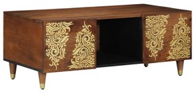 Kávézóasztal 100x54x40 cm Tömör Mangófából