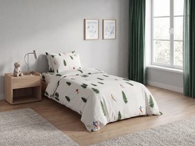 Flanel ágyneműhuzat SKIORA bézs Ágyneműhuzat mérete: 70 x 90 cm | 140 x 220 cm