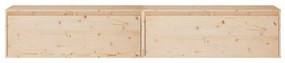 2 darab tömör fenyőfa faliszekrény 100 x 30 x 35 cm