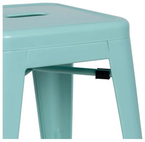 Türkiz fém bárszék szett 2 db-os (ülésmagasság 61 cm) – Ixia