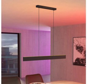 Eglo 31433 - LED RGBW Dimmelhető csillár zsinóron ANDREAS-Z LED/38W/230V fekete