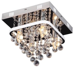 Rabalux Rabalux 2238 - Felületre szerelhető kristálycsillár PALLAS LED/23W/230V + 4xE14/40W RL2238