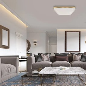 LED Fürdőszobai mennyezeti lámpa NEMO LED/17W/230V IP44 arany