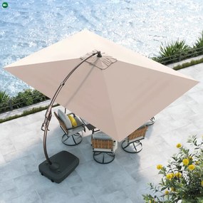 Solano kerti napernyő 4 m bézs