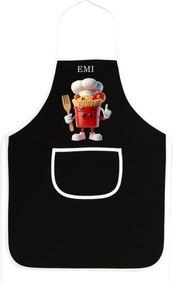 EMI Pasta konyhai kötény, Fekete