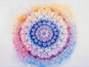 Vászonkép Canvas Mandala Harmónia Meditáció Zen Szellem Csipke 100x75