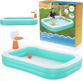 Felfújható medence Dunk'N Splash 251 x 168 x 102 cm Bestway 54445 Bestway