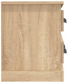 sonoma tölgyszínű szerelt fa TV-szekrény 100x35,5x45 cm