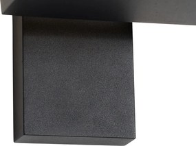 Kültéri fali lámpa fekete, beépített LED-vel, IP54 - Ferdinand