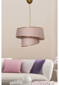 Csillár zsinóron BARETTE 1xE27/60W/230V rózsaszín