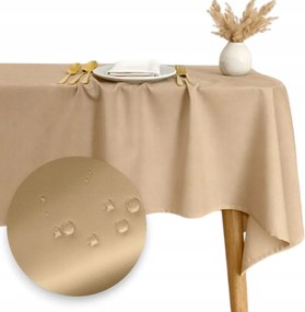 Abrosz Bézs sima foltálló Elegáns 110x160 vízálló asztalra